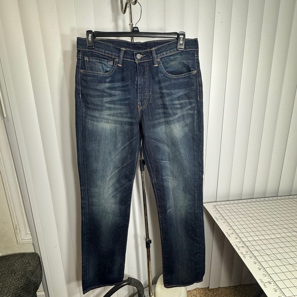 Levi's 541 Athletic Fit Mens Jeans W34 L34 Dark Wash Denim Casual Everyday - Picture 1 of 9